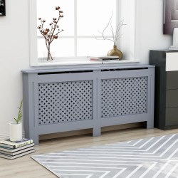 vidaXL Heizkörperverkleidung Anthrazit 172 x 19 x 81 cm MDF