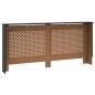 vidaXL Heizkörperverkleidung Schwarz 172 x 19 x 81 cm MDF vidaXL Heizkörperverkleidung Schwarz 172 x 19 x 81 cm MDF