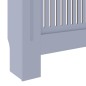 vidaXL MDF Heizkörperverkleidung Grau 205 cm vidaXL MDF Heizkörperverkleidung Grau 205 cm