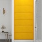 Wandpaneele 12 Stk. Gelb 90x30 cm Samt 3,24 m² Wandpaneele 12 Stk. Gelb 90x30 cm Samt 3,24 m²