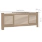 vidaXL MDF Heizkörperverkleidung 205 cm vidaXL MDF Heizkörperverkleidung 205 cm