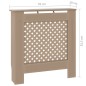 vidaXL MDF Heizkörperverkleidung 78 cm vidaXL MDF Heizkörperverkleidung 78 cm
