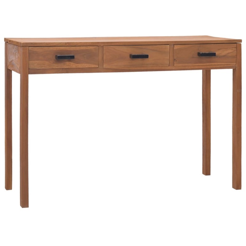 vidaXL Schreibtisch 110x40x75 cm Massivholz Teak vidaXL Schreibtisch 110x40x75 cm Massivholz Teak