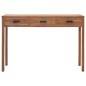 vidaXL Schreibtisch 110x40x75 cm Massivholz Teak vidaXL Schreibtisch 110x40x75 cm Massivholz Teak