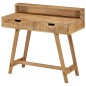 vidaXL Schreibtisch 100x45x90 cm Raues Massives Mangoholz vidaXL Schreibtisch 100x45x90 cm Raues Massives Mangoholz