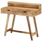 vidaXL Schreibtisch 100x45x90 cm Raues Massives Mangoholz vidaXL Schreibtisch 100x45x90 cm Raues Massives Mangoholz