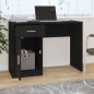 vidaXL Schreibtisch mit Stauraum Schwarz 100x40x73 cm Holzwerkstoff vidaXL Schreibtisch mit Stauraum Schwarz 100x40x73 cm Holzwerkstoff