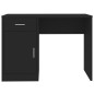 vidaXL Schreibtisch mit Stauraum Schwarz 100x40x73 cm Holzwerkstoff vidaXL Schreibtisch mit Stauraum Schwarz 100x40x73 cm Holzwerkstoff
