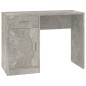 vidaXL Schreibtisch mit Stauraum Betongrau 100x40x73 cm Holzwerkstoff vidaXL Schreibtisch mit Stauraum Betongrau 100x40x73 cm Holzwerkstoff