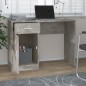 vidaXL Schreibtisch mit Stauraum Betongrau 100x40x73 cm Holzwerkstoff vidaXL Schreibtisch mit Stauraum Betongrau 100x40x73 cm Holzwerkstoff