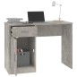 vidaXL Schreibtisch mit Stauraum Betongrau 100x40x73 cm Holzwerkstoff vidaXL Schreibtisch mit Stauraum Betongrau 100x40x73 cm Holzwerkstoff