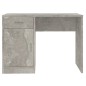 vidaXL Schreibtisch mit Stauraum Betongrau 100x40x73 cm Holzwerkstoff vidaXL Schreibtisch mit Stauraum Betongrau 100x40x73 cm Holzwerkstoff