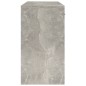 vidaXL Schreibtisch mit Stauraum Betongrau 100x40x73 cm Holzwerkstoff vidaXL Schreibtisch mit Stauraum Betongrau 100x40x73 cm Holzwerkstoff