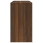 vidaXL Schreibtisch mit Stauraum Braun Eichen-Optik 100x40x73 cm vidaXL Schreibtisch mit Stauraum Braun Eichen-Optik 100x40x73 cm