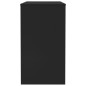 vidaXL Schreibtisch Schwarz 90x40x72 cm Holzwerkstoff