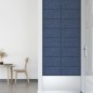 Wandpaneele 12 Stk. Blau 60x30 cm Stoff 2,16 m² Wandpaneele 12 Stk. Blau 60x30 cm Stoff 2,16 m²