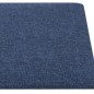 Wandpaneele 12 Stk. Blau 60x30 cm Stoff 2,16 m² Wandpaneele 12 Stk. Blau 60x30 cm Stoff 2,16 m²