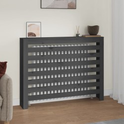 vidaXL Heizkörperverkleidung Grau 108,5x19x84 cm Massivholz Kiefer