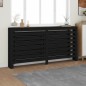 vidaXL Heizkörperverkleidung Schwarz 169x19x84 cm Massivholz Kiefer vidaXL Heizkörperverkleidung Schwarz 169x19x84 cm Massivholz Kiefer