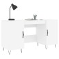 vidaXL Schreibtisch Weiß 140x50x75 cm Holzwerkstoff vidaXL Schreibtisch Weiß 140x50x75 cm Holzwerkstoff