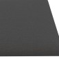 Wandpaneele 12 Stk. Dunkelgrau 60x15 cm Stoff 1,08 m² Wandpaneele 12 Stk. Dunkelgrau 60x15 cm Stoff 1,08 m²