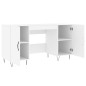vidaXL Schreibtisch Weiß 140x50x75 cm Holzwerkstoff vidaXL Schreibtisch Weiß 140x50x75 cm Holzwerkstoff
