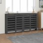 vidaXL Heizkörperverkleidung Grau 210x21x85 cm Massivholz Kiefer vidaXL Heizkörperverkleidung Grau 210x21x85 cm Massivholz Kiefer