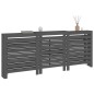 vidaXL Heizkörperverkleidung Grau 210x21x85 cm Massivholz Kiefer vidaXL Heizkörperverkleidung Grau 210x21x85 cm Massivholz Kiefer