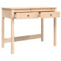 vidaXL Schreibtisch mit Schubladen 100x50x78 cm Massivholz Kiefer vidaXL Schreibtisch mit Schubladen 100x50x78 cm Massivholz Kiefer