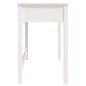 vidaXL Schreibtisch mit Schubladen Weiß 100x50x78 cm Massivholz Kiefer vidaXL Schreibtisch mit Schubladen Weiß 100x50x78 cm Massivholz Kiefer
