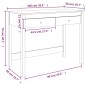 vidaXL Schreibtisch mit Schubladen Weiß 100x50x78 cm Massivholz Kiefer vidaXL Schreibtisch mit Schubladen Weiß 100x50x78 cm Massivholz Kiefer
