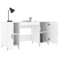vidaXL Schreibtisch Weiß 140x50x75 cm Holzwerkstoff vidaXL Schreibtisch Weiß 140x50x75 cm Holzwerkstoff
