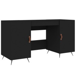 vidaXL Schreibtisch Schwarz 140x50x75 cm Holzwerkstoff