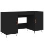 vidaXL Schreibtisch Schwarz 140x50x75 cm Holzwerkstoff vidaXL Schreibtisch Schwarz 140x50x75 cm Holzwerkstoff