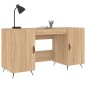 vidaXL Schreibtisch Sonoma-Eiche 140x50x75 cm Holzwerkstoff vidaXL Schreibtisch Sonoma-Eiche 140x50x75 cm Holzwerkstoff
