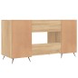 vidaXL Schreibtisch Sonoma-Eiche 140x50x75 cm Holzwerkstoff vidaXL Schreibtisch Sonoma-Eiche 140x50x75 cm Holzwerkstoff