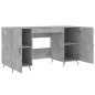 vidaXL Schreibtisch Betongrau 140x50x75 cm Holzwerkstoff vidaXL Schreibtisch Betongrau 140x50x75 cm Holzwerkstoff
