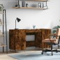 vidaXL Schreibtisch Räuchereiche 140x50x75 cm Holzwerkstoff vidaXL Schreibtisch Räuchereiche 140x50x75 cm Holzwerkstoff
