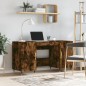 vidaXL Schreibtisch Räuchereiche 140x50x75 cm Holzwerkstoff vidaXL Schreibtisch Räuchereiche 140x50x75 cm Holzwerkstoff
