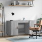 vidaXL Schreibtisch Grau Sonoma 140x50x75 cm Holzwerkstoff vidaXL Schreibtisch Grau Sonoma 140x50x75 cm Holzwerkstoff