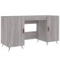 vidaXL Schreibtisch Grau Sonoma 140x50x75 cm Holzwerkstoff vidaXL Schreibtisch Grau Sonoma 140x50x75 cm Holzwerkstoff