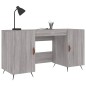 vidaXL Schreibtisch Grau Sonoma 140x50x75 cm Holzwerkstoff vidaXL Schreibtisch Grau Sonoma 140x50x75 cm Holzwerkstoff