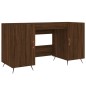 vidaXL Schreibtisch Braun Eichen-Optik 140x50x75 cm Holzwerkstoff vidaXL Schreibtisch Braun Eichen-Optik 140x50x75 cm Holzwerkstoff