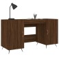 vidaXL Schreibtisch Braun Eichen-Optik 140x50x75 cm Holzwerkstoff vidaXL Schreibtisch Braun Eichen-Optik 140x50x75 cm Holzwerkstoff