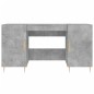 vidaXL Schreibtisch Betongrau 140x50x75 cm Holzwerkstoff vidaXL Schreibtisch Betongrau 140x50x75 cm Holzwerkstoff