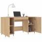 vidaXL Schreibtisch Sonoma-Eiche 140x50x75 cm Holzwerkstoff vidaXL Schreibtisch Sonoma-Eiche 140x50x75 cm Holzwerkstoff