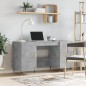 vidaXL Schreibtisch Betongrau 140x50x75 cm Holzwerkstoff vidaXL Schreibtisch Betongrau 140x50x75 cm Holzwerkstoff