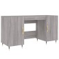 vidaXL Schreibtisch Grau Sonoma 140x50x75 cm Holzwerkstoff vidaXL Schreibtisch Grau Sonoma 140x50x75 cm Holzwerkstoff
