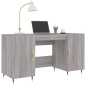vidaXL Schreibtisch Grau Sonoma 140x50x75 cm Holzwerkstoff vidaXL Schreibtisch Grau Sonoma 140x50x75 cm Holzwerkstoff