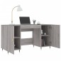vidaXL Schreibtisch Grau Sonoma 140x50x75 cm Holzwerkstoff vidaXL Schreibtisch Grau Sonoma 140x50x75 cm Holzwerkstoff